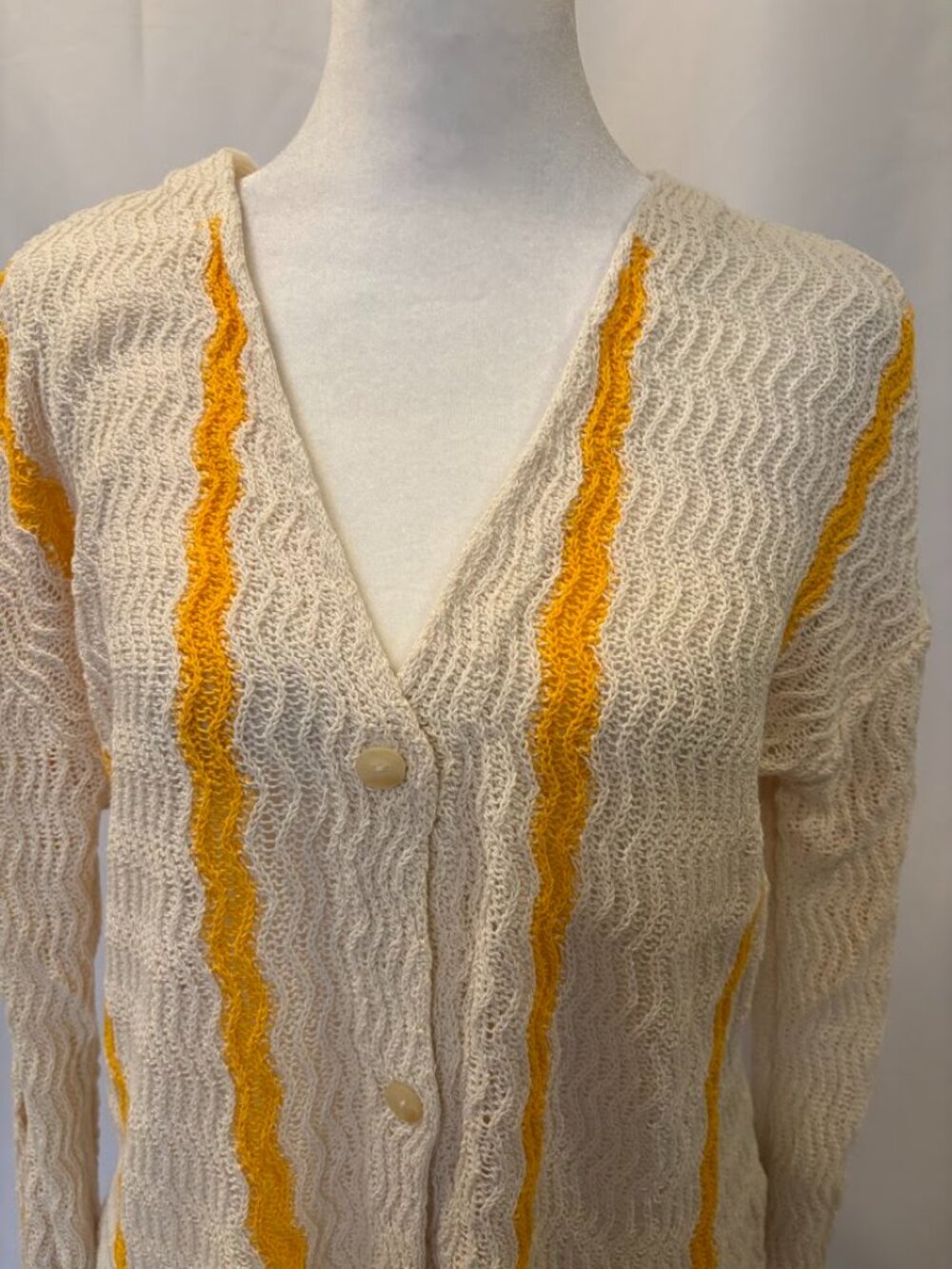 H&M Matching crochet set (Cotton) Cream/Yellow Color - Size Large - Picture 5 of 15